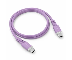 Powerton ENERGY 100W, 1m, silikonowy, violetinė