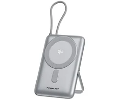 POWERTON Energy MagCore 10000mAh, Sidabrinė