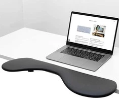 Laikiklis „Powerton ERGO AXISI“ ergonomiškas porankis, putplasčio porankis, juodas