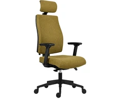 Powerton ERGO JANA ergonominė biuro kėdė, geltona