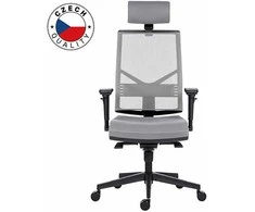 Biuro kėdė Powerton Ergonomiczny fotel biurowy Marie, Pilka