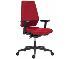 Powerton ERGO SIMA Ergonomiczny fotel biurowy, Raudona