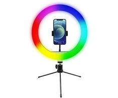 Žiedinė lempa Powerton WPRL1RGB 10 ", RG