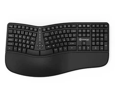Powerton ERGO LANA ergonominė klaviatūra su laidine (USB) CZ/SK, pele