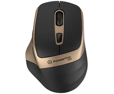 Powerton LIFE FLIXO Bevielė pelė, juoda-auksinė, 1600DPI