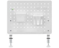 Powerton Pegboard pilka, plieninė, pasidaryk pats