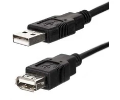 Nezatříděno USB prailginimo kabelis (2.0), USB A M - USB A F, 3m, juodas, EOL