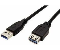 Nezatříděno USB ilgintuvas (3.0), USB A M - USB A F, 1.8m, juoda