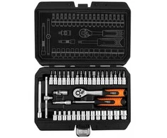 Zestaw Rinkinys 1/4" galvučių raktų rinkinys, 38 vnt., satininis