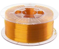 „Spectrum“ filamentas „PET-G Premium“ 1000 g, skaidrus geltonas