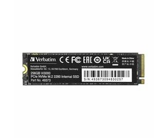 SSD Wewnętrzny Verbatim Vi3000 M.2, 49373, 256GB, juoda, NVMe