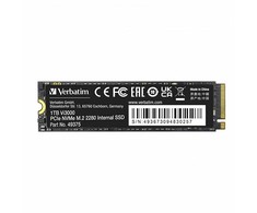 SSD Wewnętrzny Verbatim Vi3000 M.2, 49375, 1000GB, juoda, NVMe, 1TB