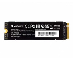 SSD Wewnętrzny Verbatim Vi7000G M.2, 49367, 1000GB, juoda, NVMe, 1TB