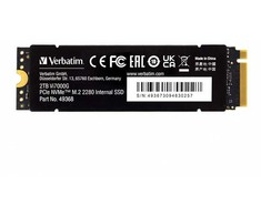SSD Wewnętrzny Verbatim Vi7000G M.2, 49368, 2000GB, juoda, NVMe, 2TB