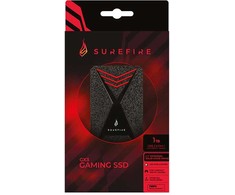 Kietasis diskas SSD Zewnętrzny Surefire GX3 Gaming, 53684, 1000GB, juoda, 2.5", USB micro B