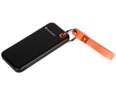 Kietasis diskas SSD Zewnętrzny Verbatim Pocket SSD, 32193, 1000GB, Nero Backup, juoda-oranžinė, w zestawie kabelis USB C i etui, USB-C