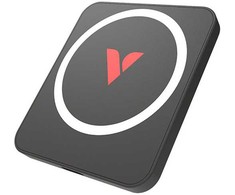 SSD diskas „Verbatim SnapBack Magnetic SSD“, 32062, 2000 GB, metaliko spalvos, „MagSave“ 2 USB-C kabelis