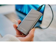 Kietasis diskas Išorinis diskas Verbatim TurboMetal SSD 2TB USB4 USB-C pilkos spalvos 32022