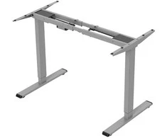 Powerton Rėmo / stalo pagrindas, reguliuojamas elektra, 500 mm tarpai, susidūrimo vengimo sistema, pilka, 100 kg apkrova, Powerton