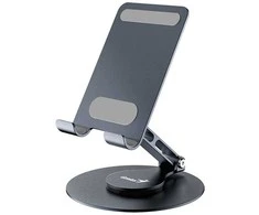 Stojak Genius G-Stand M100, juoda, aliuminio / silikon, na telefon lub tablet