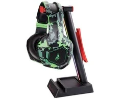 Stojak na ausinės SureFire Vinson N1 Dual Balance Gaming RGB Juodas