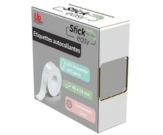 Inne UPrint etiketės 14mmx40mm, skaidrios, 180 etikečių, UP21 180 TRANSPARENT, StickEasy spausdintuvams