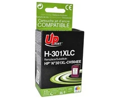 Su UPrint suderinamas rašalas / kasetė su CH564EE, HP 301XL, H-301XLC, spalvota, 450s, 21ml
