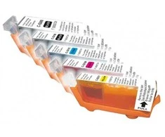 Su UPrint suderinamas rašalas / rašalas su CLI521, C-520/521 PACK, 2xblack/1xcyan/1xmagenta/1xyellow, su lustu