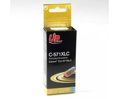 Su UPrint suderinamas rašalas / rašalas su CLI571C XL, C-571XLC, žalsvai mėlyna, 800s, 11 ml, didelės talpos