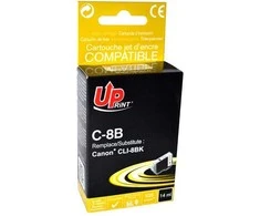 UPrint kompatybilny ink / tusz su CLI8BK, C-8B, juodas, 14ml, su chipem