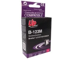UPrint kompatybilny ink / tusz su LC-123M, B-123M, magenta, 600s, 10ml