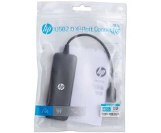 HP USB (2.0) hub 4-port, DHC-CT110C, juoda, Hewlett-Packard