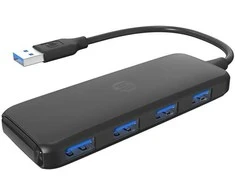 HP USB (3.0) hub 4-port, DHC-CT110, juoda, Hewlett-Packard