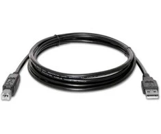 Lama Plus USB kabelis (2.0), USB A M - USB B (M), 5m, juoda