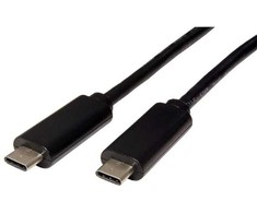 Red Fighter Raudona Fighter Raudona Fighter USB-C – USB-C laidas 0,5 m Juodas