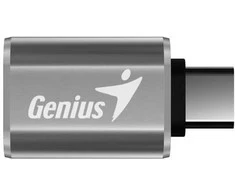 GENIUS ACC-C2A sumažinimas nuo USB-C M iki USB-A F pilkos spalvos