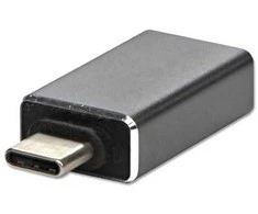 USB reduktorius, (3.1), USB C (M) - USB A F, metalinis