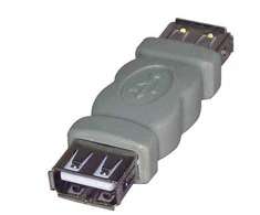 USB jungtis, (2.0), USB A F - USB A F, rutulinė, su logotipu, blisterinė pakuotė 29241, EOL