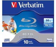 Verbatim BD-R DL, jewel case, 43736, 6x, 10vnt.
