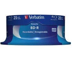 Verbatim BD-R, Single Layer 25GB, spindle, 43837, 6x, 25-pack