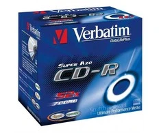 Verbatim CD-R 80/700MB 52X AZO CRYSTAL jewel box - 43327