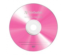 Verbatim DVD-R, Colour, 43557, 4.7GB, 16x, slim box, 5-pack, bez możliwości nadruku, 12cm, do archiwizacji danych