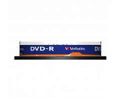 Verbatim DVD-R, Matt Sidabrinis, 43523, 4.7GB, 16x, spindle, 10-pack, bez możliwości nadruku, 12cm, do archiwizacji danych
