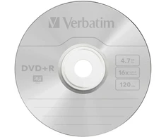 Verbatim DVD+R diskai, 16x, 4,7 GB, 100 vnt.