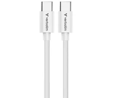 Verbatim, Įkroviklis Mini GaN su kablem 1 x USB-C, balta, 20 W, Power Delivery 3.0