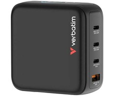 „Verbatim“, pilkas, 3 x USB-C / 1 x USB-A, pilkas, 140 W, keičiami ES, JK, JAV kištukai