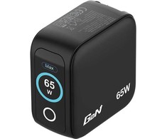 Verbatim, Mini kroviklis GaN su wyświetlaczem i kablem 2 x USB-C / 1 x USB-A, pilka, 65W, Wymienne wtyczki EU, UK, USA