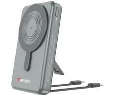 Verbatim power bank Charge n Go 2C Ekranas, kabelis 12V, ładowanie telefonu, 32272, 10000mAh, Mocowanie magnetyczne, Pilka