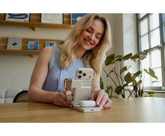 „Verbatim Charge ‘n’ Go Qi2 3-in-1“ magnetinė belaidė išorinė baterija, 10000 mAh, USB-C, Baltas