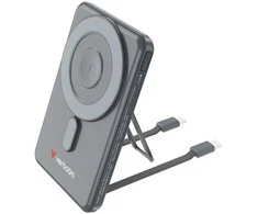 Verbatim Powerbank Charge ,n, Go su dwoma kablami 5V, ładowanie telefonu, 32251, 5 000mAh, Mocowanie magnetyczne, pilka